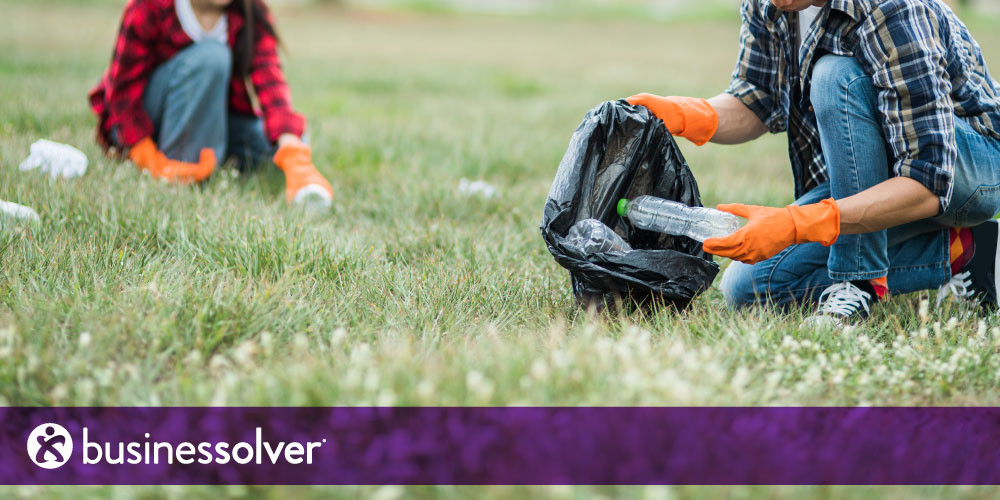 picking-up-trash-outside